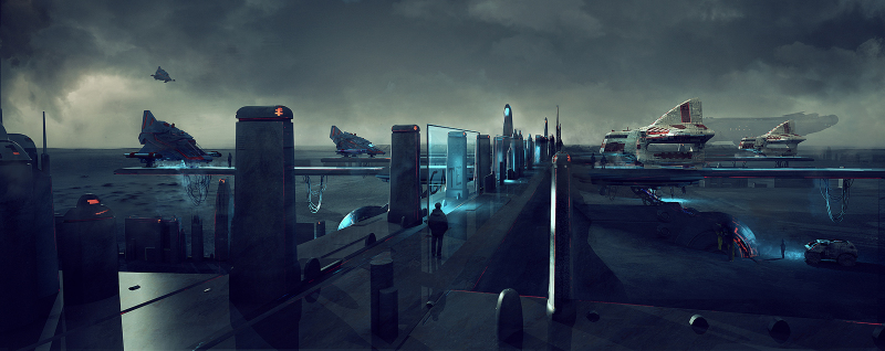 Illustration for article titled Stunning sci-fi concept sketches are actually 3D renders